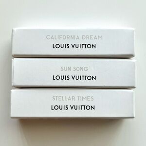 BNIB Louis Vuitton LV California Dream Sun Song & Stellar Times Perfume Samples
